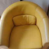 Ikea Tullsta leather convertible armchair