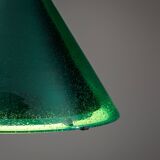 Pendentif en verre vert "Najade" de Jonas Hidle