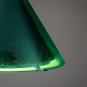 Jonas Hidle ‘‘Najade’’ green bubble glass pendant