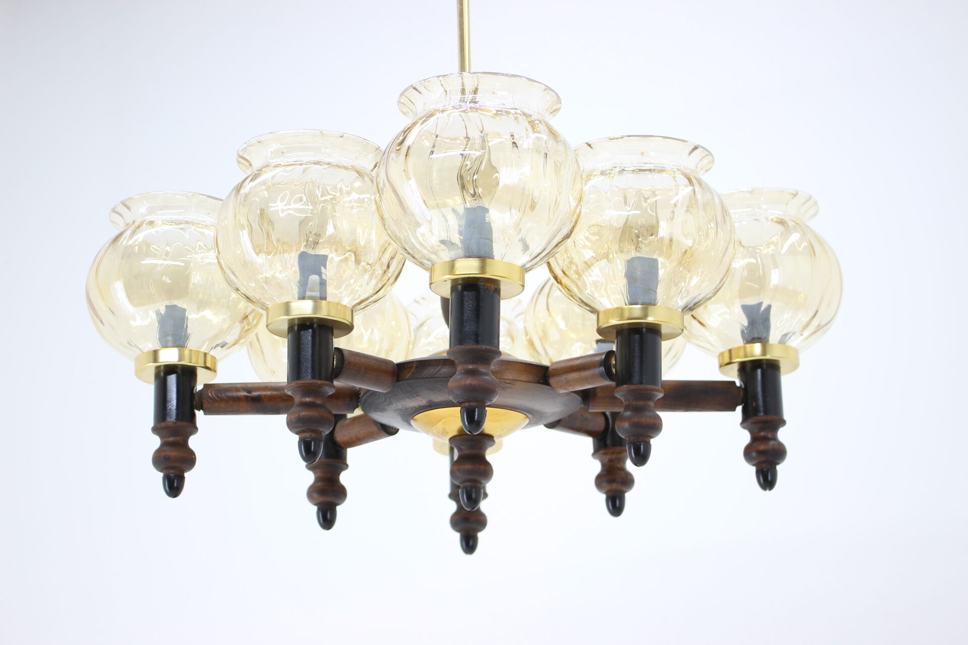 Mid-century big chandelier, 1960
