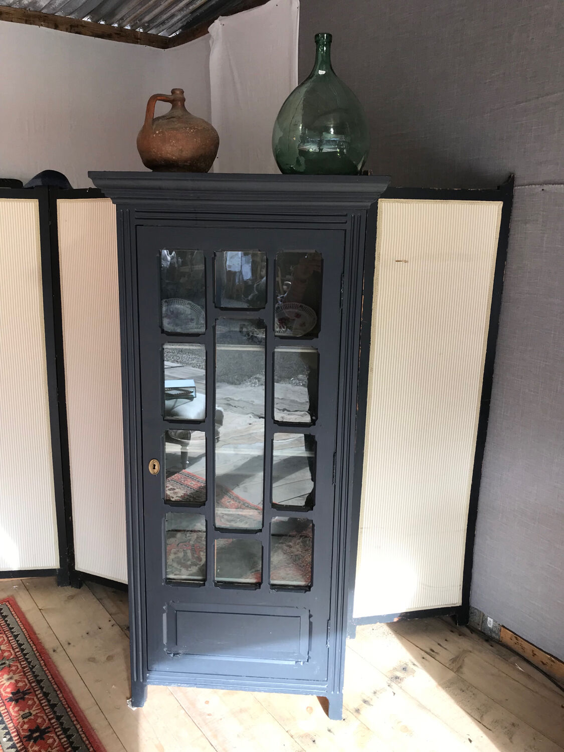Parisian glass cabinet