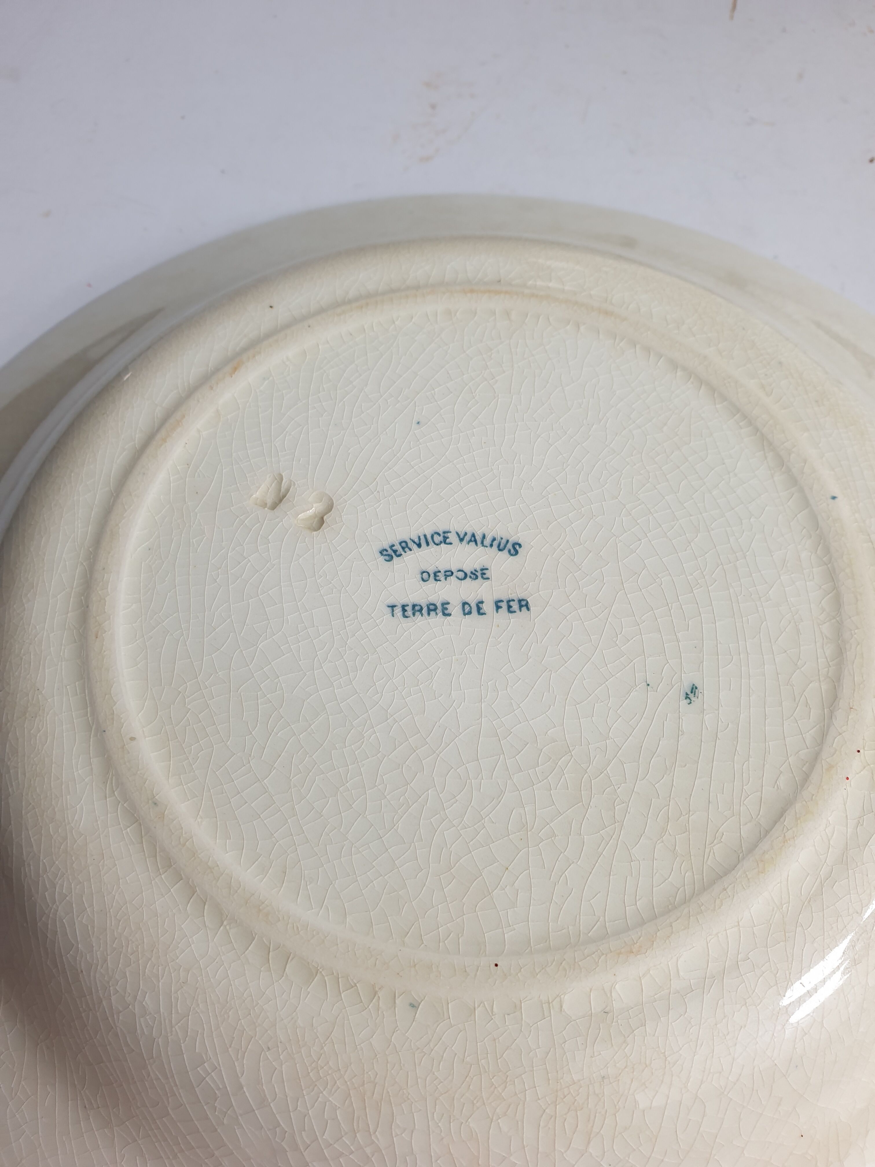 Set de 2 assiettes Terre de fer