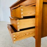 Vintage retro Danish mid-century teak desk by Bent Silberg Møbler 1960s