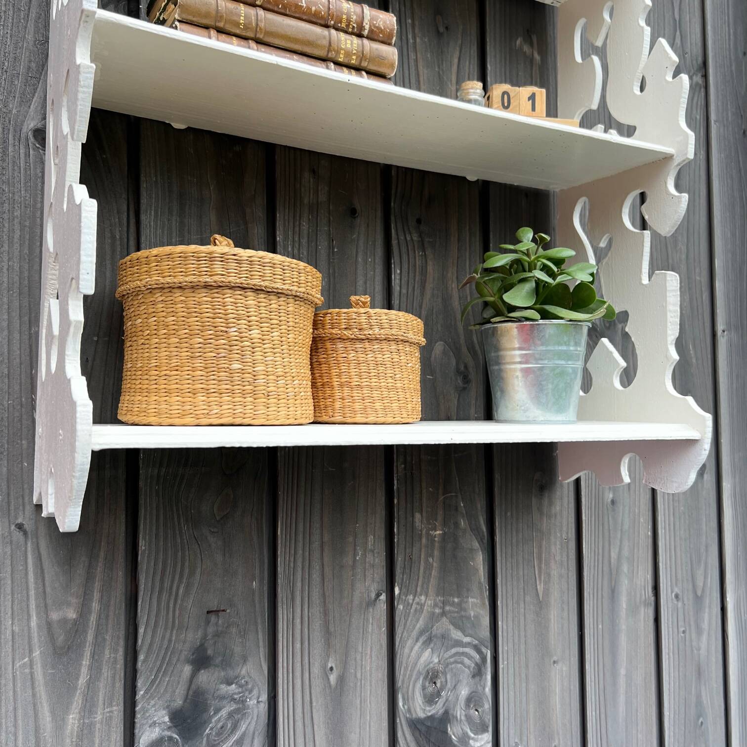 Large Napoleon III wall shelf