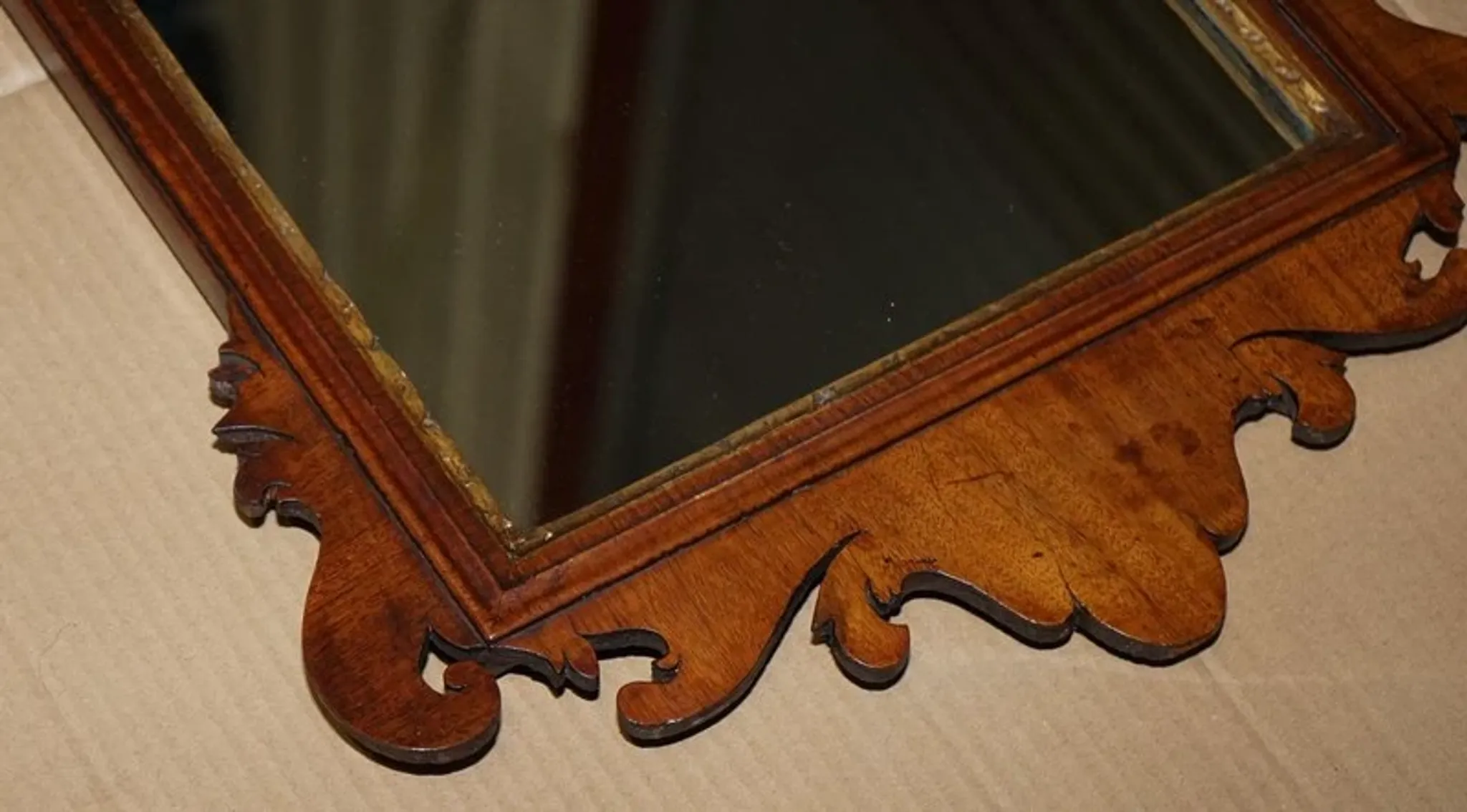 Antique Georgian Eagle Wall Mirror, 1760
