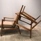 Pair of Stefan type 300 139 armchairs, Swarzędz  factory, 1960s