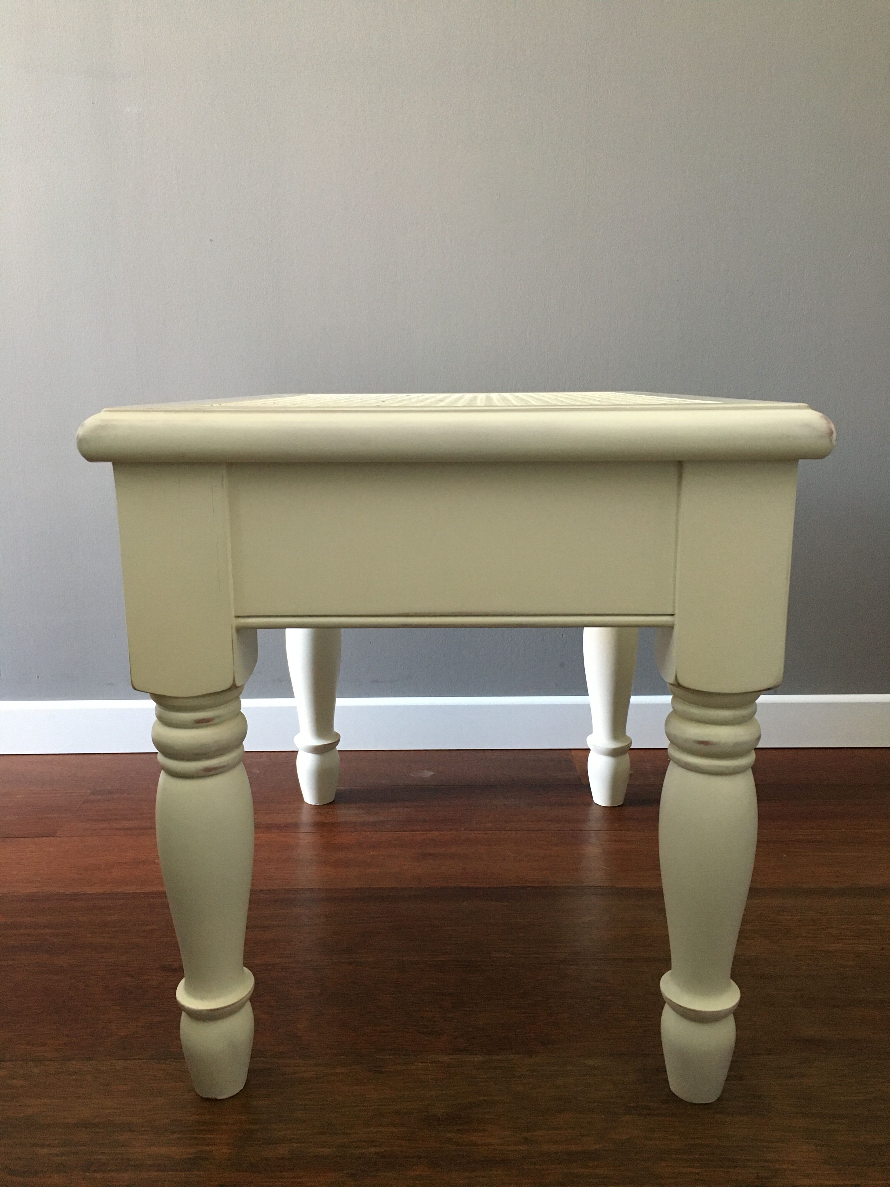 Country corner coffee table