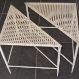 Set of 2 triangular tables Mathieu Matégot