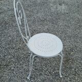 Iron garden chair