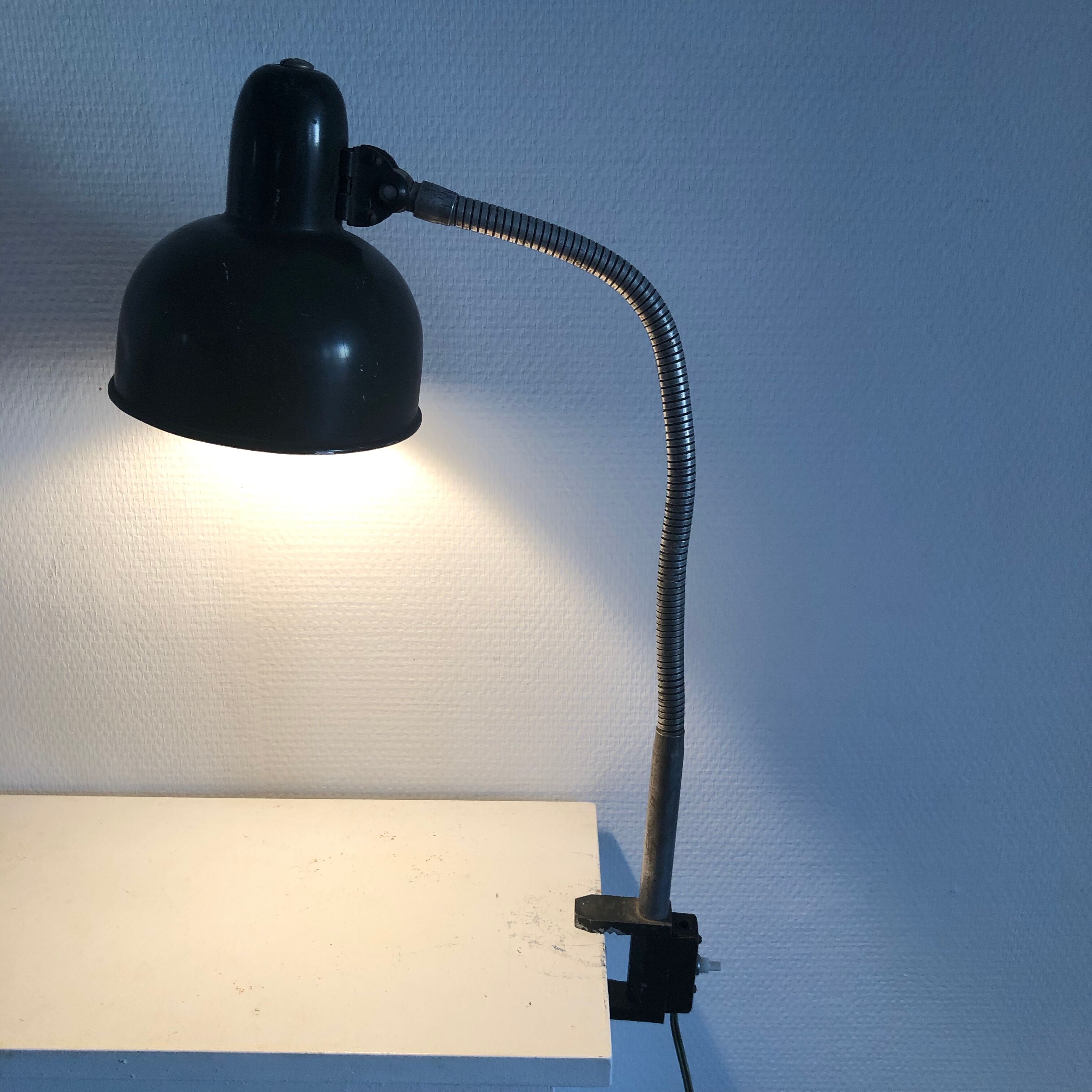 Lampe industrielle Fornay 1940 45cm