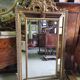 Mirror dora Louis XV with frame of the XIXth century