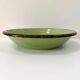 green glazed earthenware dish from the 1950s - Dieulefit
