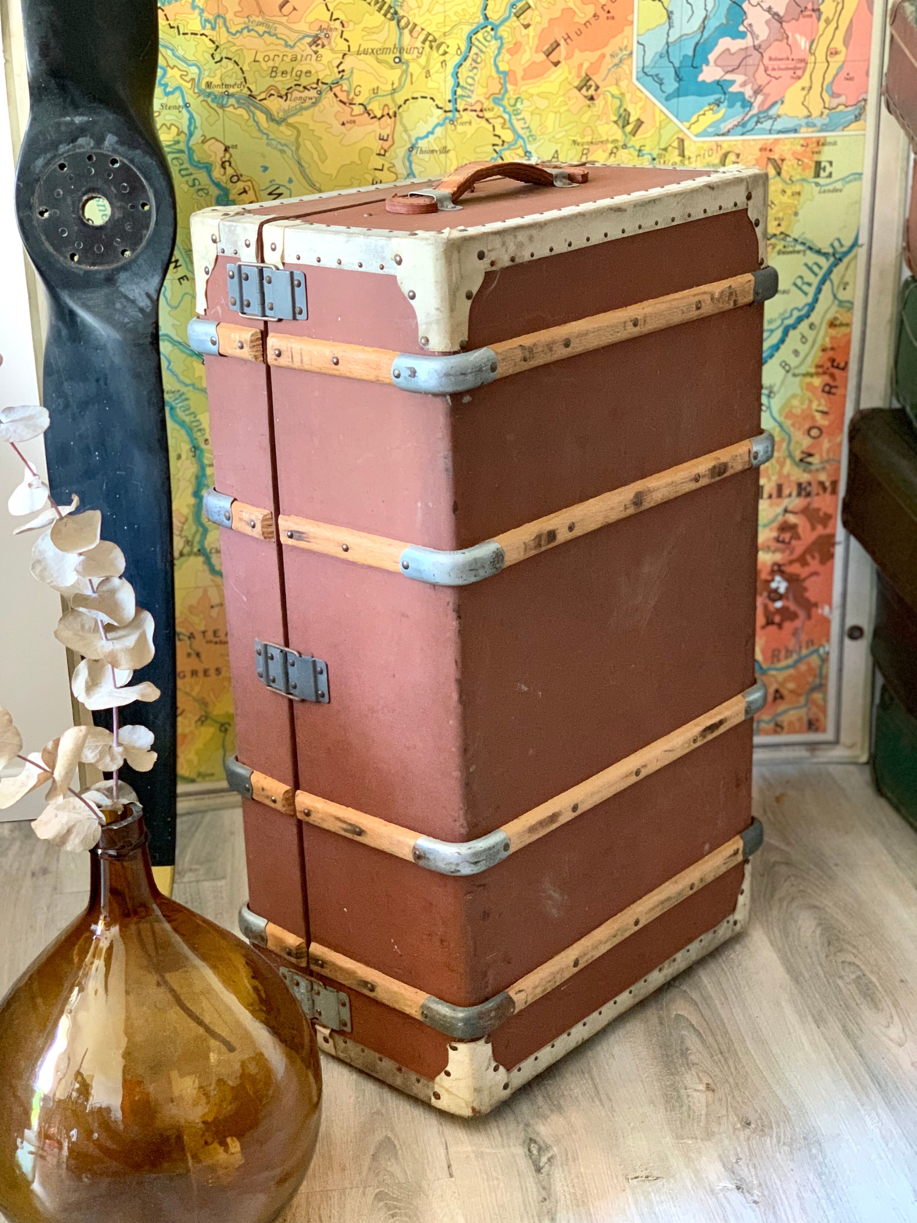 Big vintage travel trunk