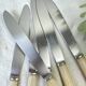 6 vintage Bakelite ivory knives France
