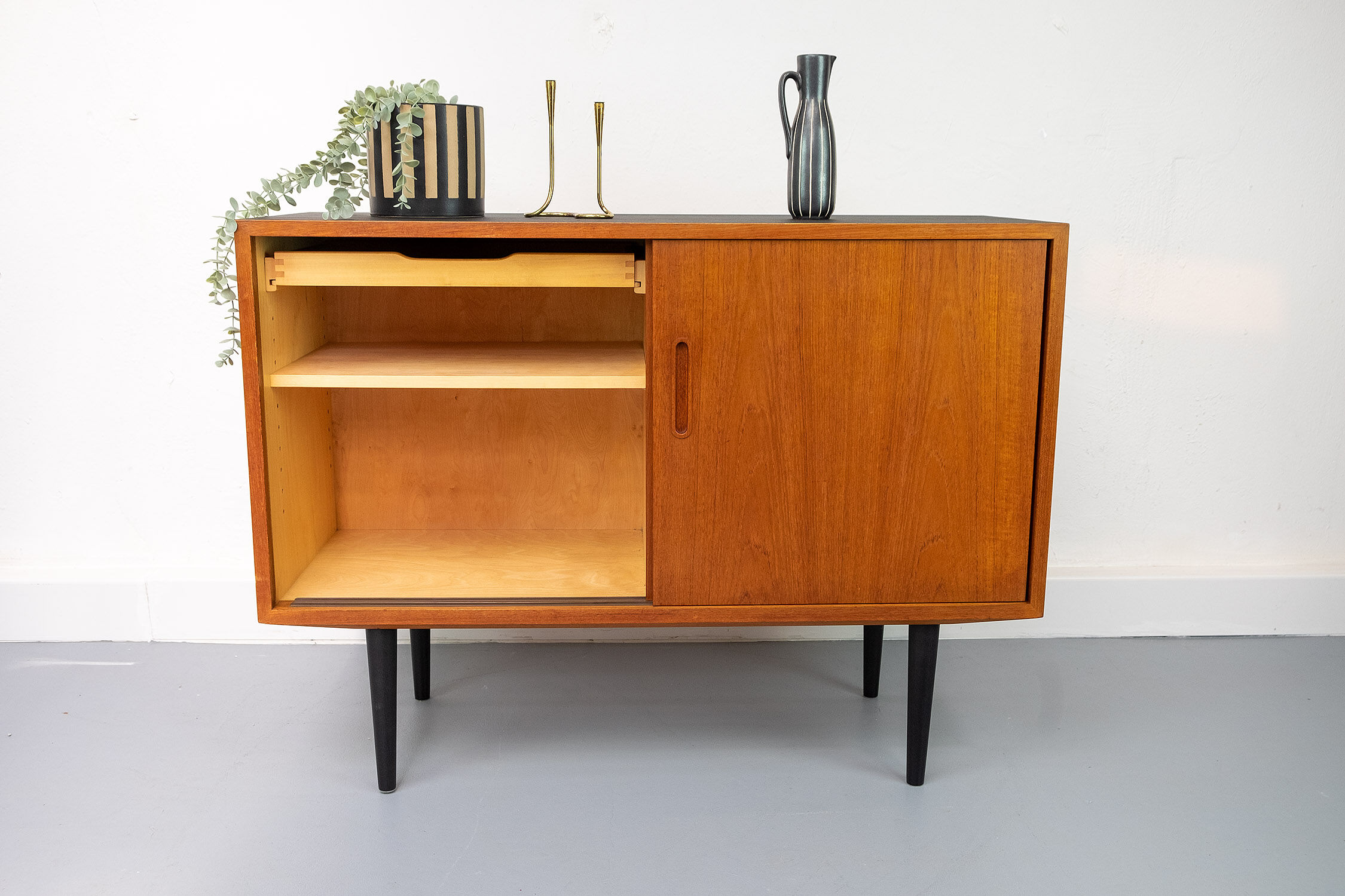 Danish Teak Sideboard by Carlo Jensen for Hundevad & Co., 1960s