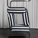 Couple de chauffeuses Seventie's stripe