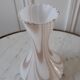 Vase in opaline dentelé and marbled 30s