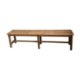 Old solid oak bench