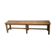 Old solid oak bench
