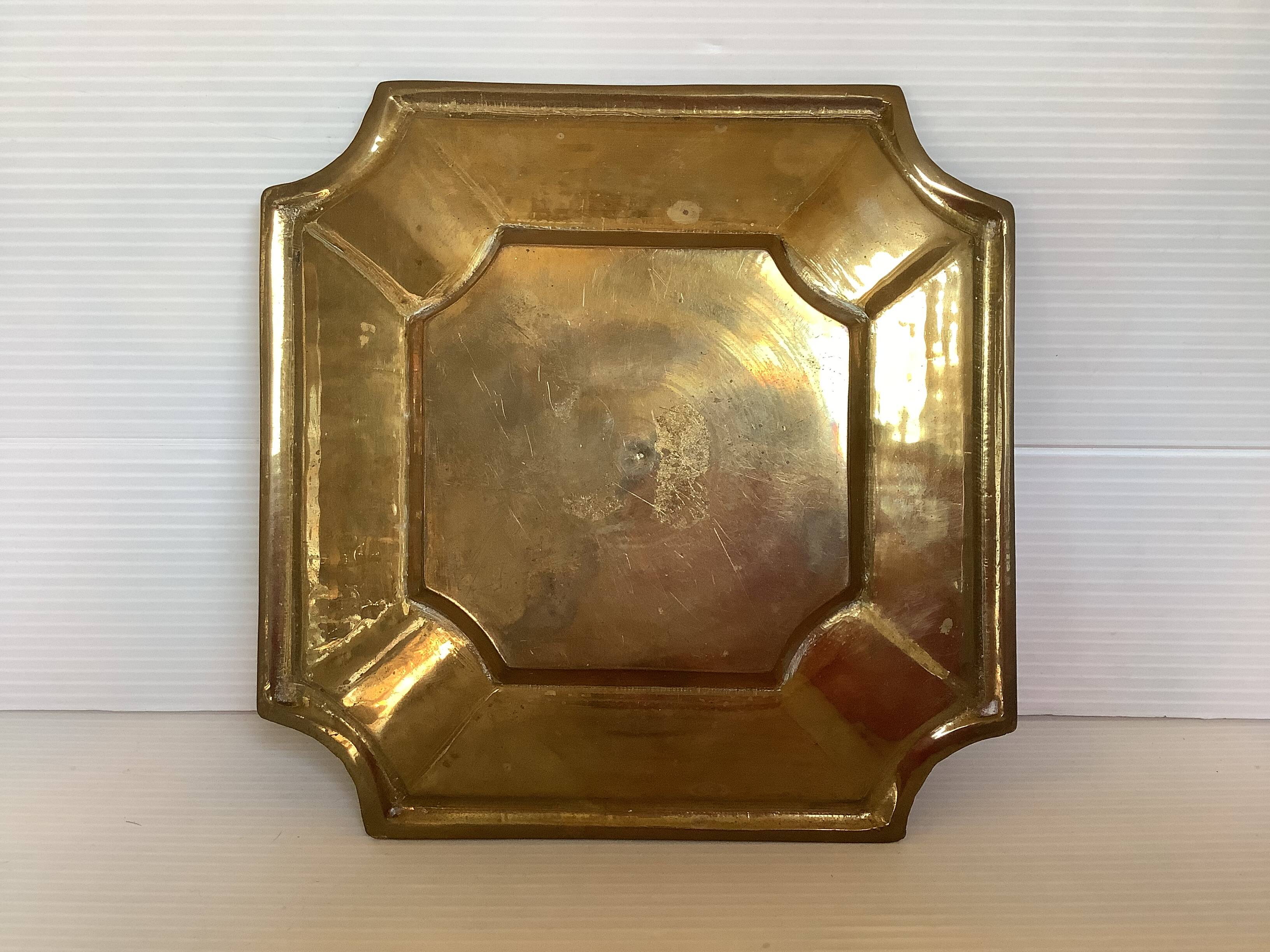 Brass ashtray tray