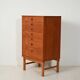 Commode scandinave en teck à 6 tiroirs, années 1960