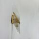 Set of 2 crystal glass rods wall lamps , 1970s