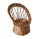 Fauteuil en rotin pour enfant
