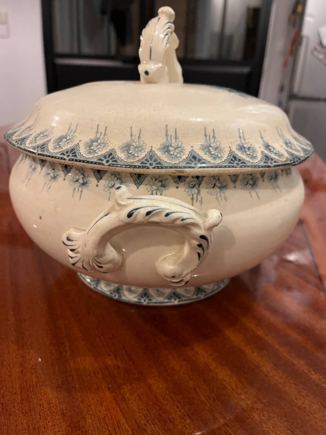 Soupière Boulogne en terre de fer, années 30