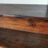 Draper table, oak wood console