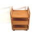 Vintage bar cart / serving trolley on wheels