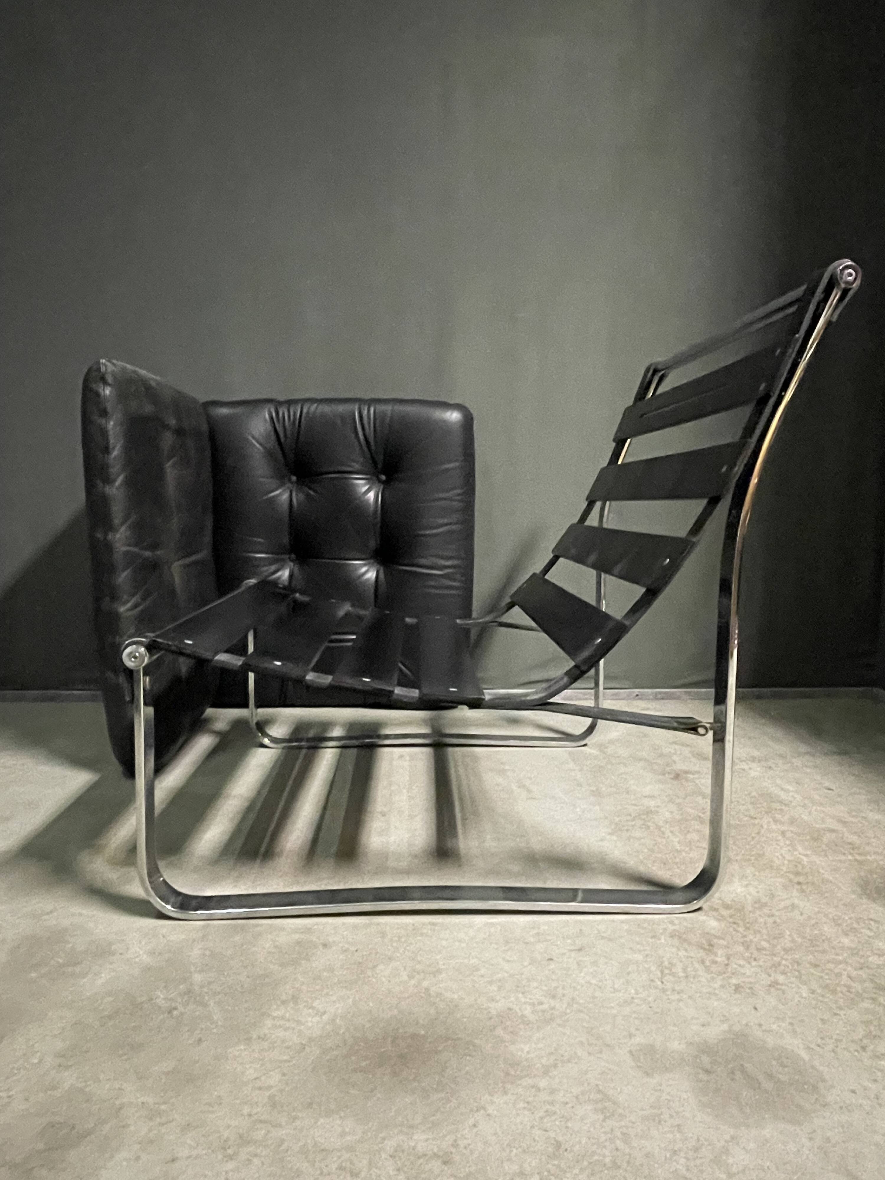 A pair of Ingmar Relling for  lounger chairs for Westnofa, circa 1970