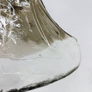 Murano glass flower pendant lamp by Carlo Nason for Mazzega, 1970s
