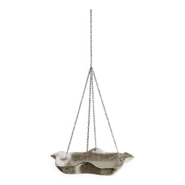 Suspension de plante en béton avec chaînes par Willy Guhl, années 1950