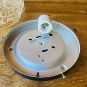 Vintage 1960s bubble glass ceiling light.