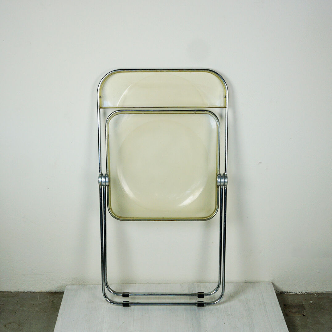 Folding chair "Plia Lucite" by G. Piretti for Castelli Italy