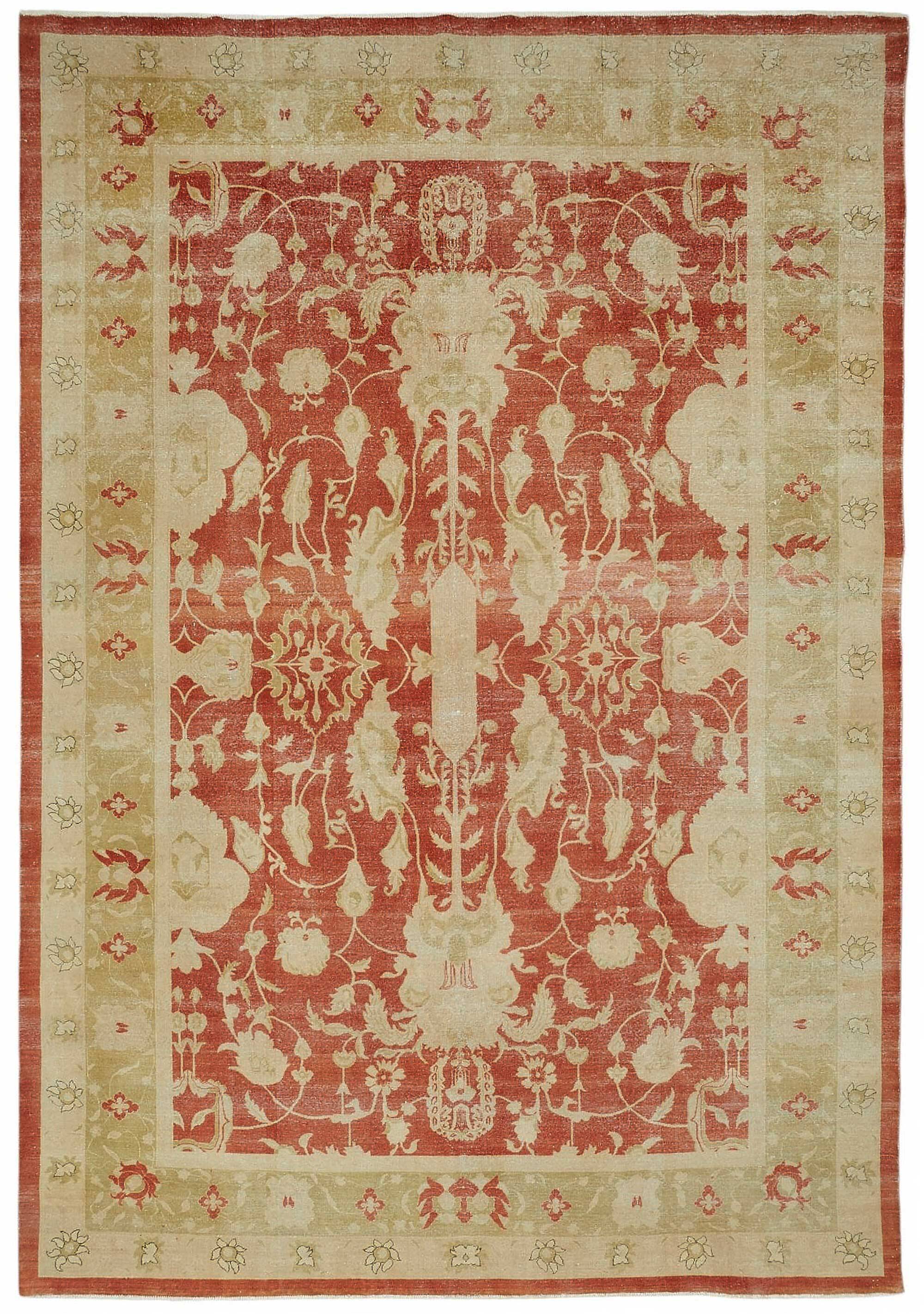 Turkish Handknotted Wool Oushak Rug 300 cm x 442 cm
