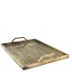 Hollywood regency brass tray, Italy 1970s