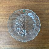 Vintage Swedish glass plate Eden by Orrefors, 1970s.