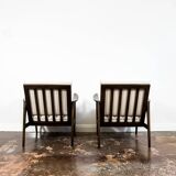Customizable Pair Of Mid Century Modern Armchairs, 1960s