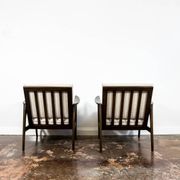 Customizable Pair Of Mid Century Modern Armchairs, 1960s