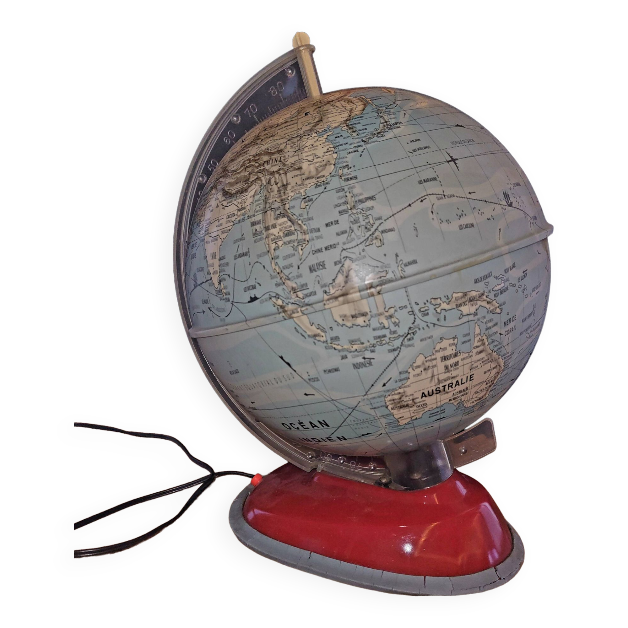 Vintage German toy - Large globe - Michael Seidel