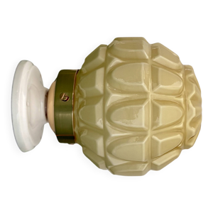 Applique globe vintage - jaune
