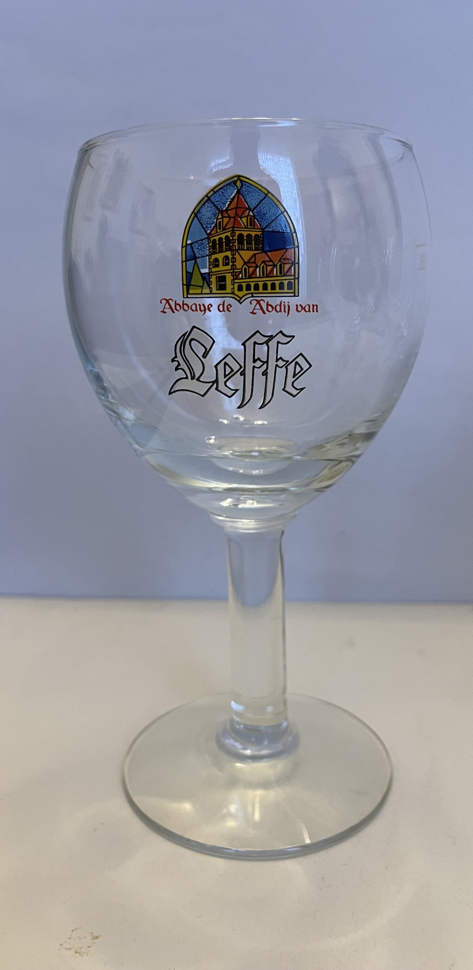 6 Leffe beer glasses