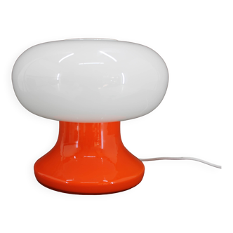 Lampe de table champignon en verre Stepan Tabery des années 1970, Tchécoslovaquie