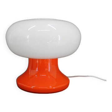 1970s Stepan Tabery Glass Mushroom Table Lamp, Czechoslovakia