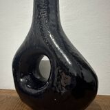Vase berbère fait main - bleu marine