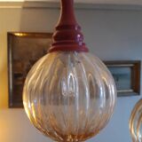 Lampe suspension année 70 scandinave