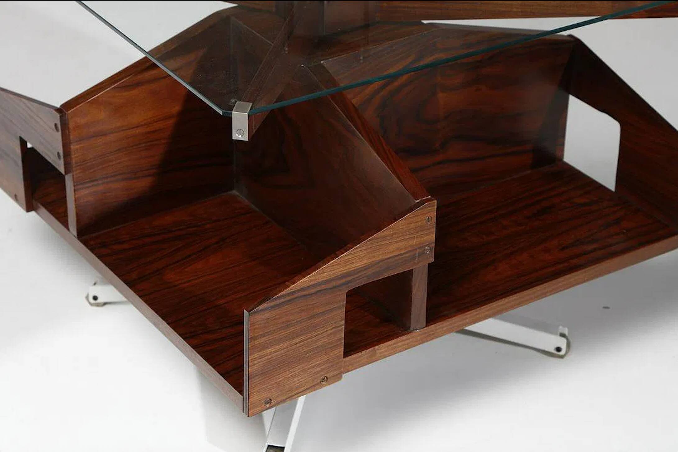 Ico Parisi coffee table, Itri model bar