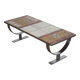 Ceramic and metal coffee table 1970