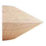 Woven rattan pendant light